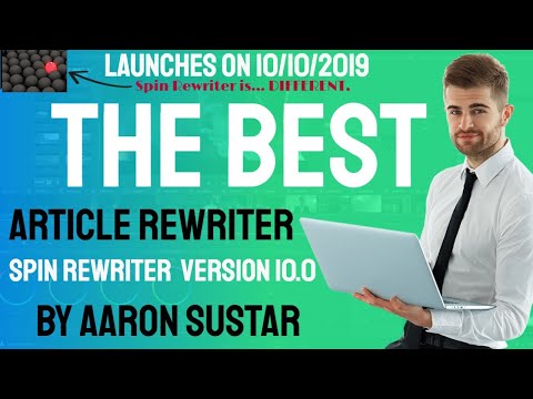 Spin Rewriter 10.0 Review 2019 – Launch on 10/10/2019