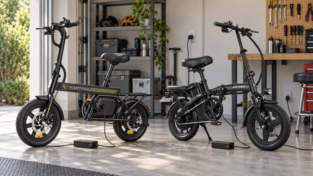 Honeywhale B20 vs S6 S: Qual Vale Mais a Pena em 2026? 5 Honeywhale B20 e S6-S em cenário de recarga e comparação de bateria