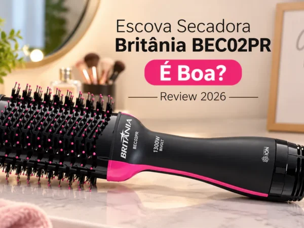 Escova Secadora Britânia BEC02PR é boa review 2026