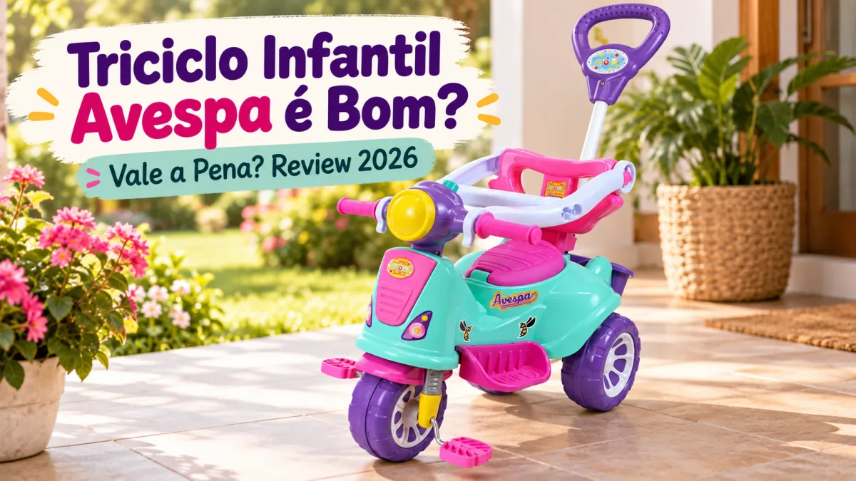 Triciclo Infantil Avespa é Bom? Vale a Pena? Review 2026 4 Triciclo Infantil Avespa é Bom? Vale a Pena? Review 2026